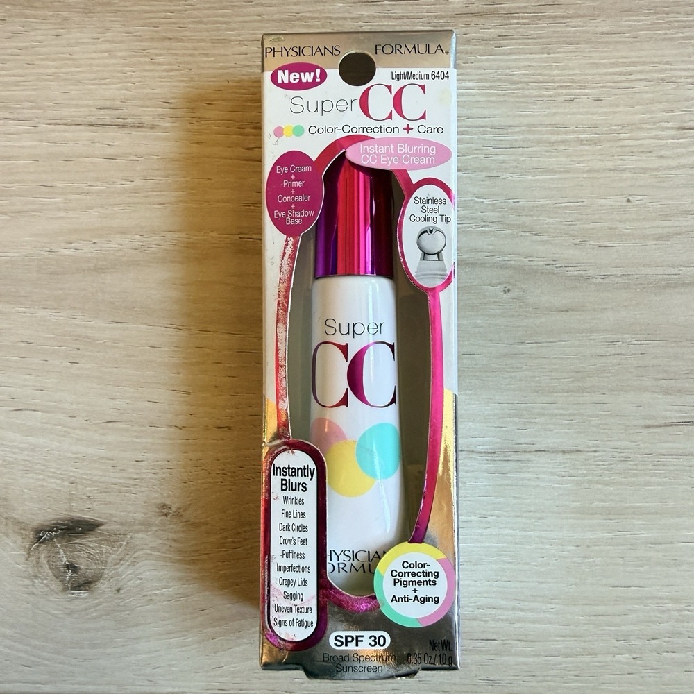 PHYSICIANS FORMULA SUPER CC COLOR-CORRECTION concealer LIGHT/MÉDIUM 6404 spf30